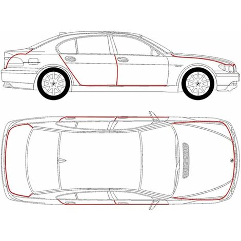 Protection de Bord de 5M portière de Voiture, en Forme de U, Peut