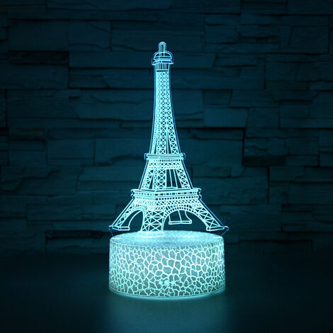 Veilleuse LED FC Paris Saint Germain Football Club 3D Illusion