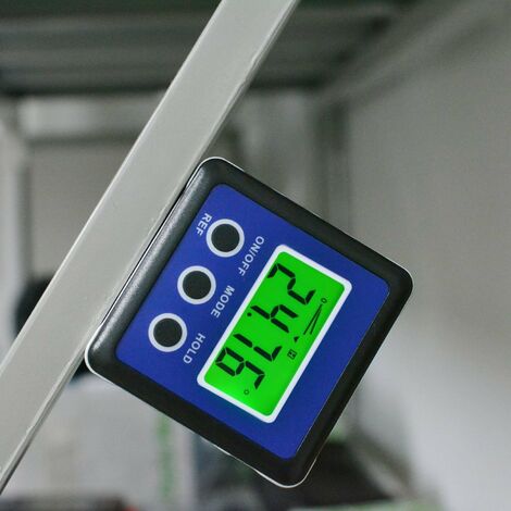 Inclinomètre à angle LCD numérique étanche à l'eau Boîte d'angle
