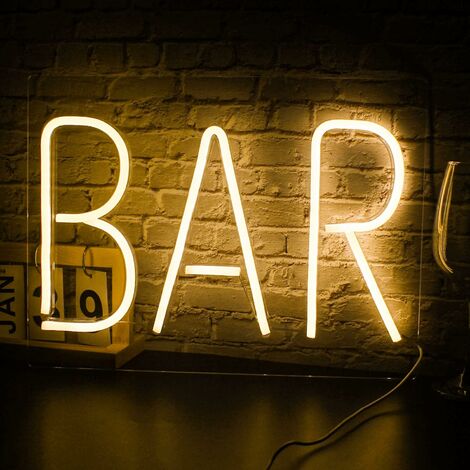 Neon LED BAR, Enseigne Lumineuse,Lampe Néon Pour Bar, Housebar