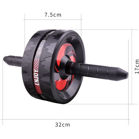 Readaeer Roue abdominale avec genouillère pour exercices abdominaux pour  équipement de fitness à domicile : : Sports et Plein air