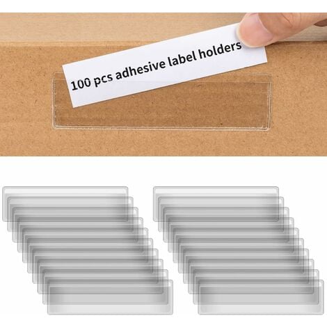 100pcs boîte de carte de stockage en plastique transparent pour