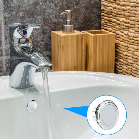 Couvercle de tropplein de baignoire – Couvercle de vidange de baignoire,  couvercle avec joint à ventouse, débordement de baignoire en silicone