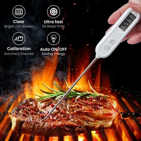 Thermometre cuisine, Thermomètre Cuisson pour LCD et lecture