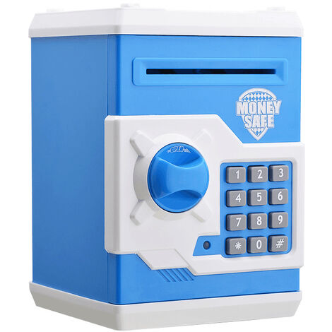 Coffre-fort électronique pour enfants,tirelire,boîte d'argent avec mot de  passe,boîte d'épargne de pièces de monnaie,Machine ATM,cadeaux de noël pour  enfants