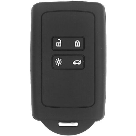 Coque Clé De Voiture Compatible Avec Renault Smart Key 4-Bouton