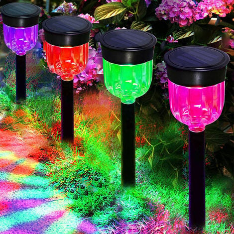 Lampe led twist and light - lumière led multicolore pour plante