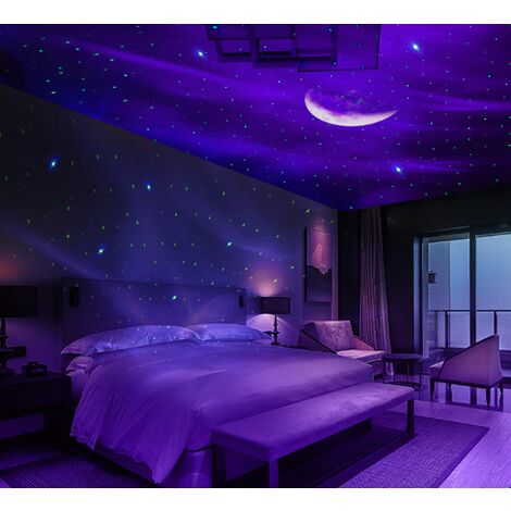 Projecteur de lumière Galaxy, lumières sensorielles LED avec 13 couleurs de  vague océanique, projecteur Galaxy Led pour chambres à coucher Salles de  jeux Enfants et enfants et Chambre Adultes Déco