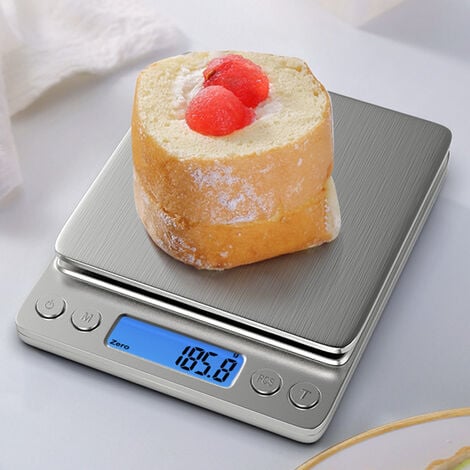 Balance numérique Balance électronique professionnelle, balance de cuisine  avec écran LCD Balance alimentaire en acier inoxydable