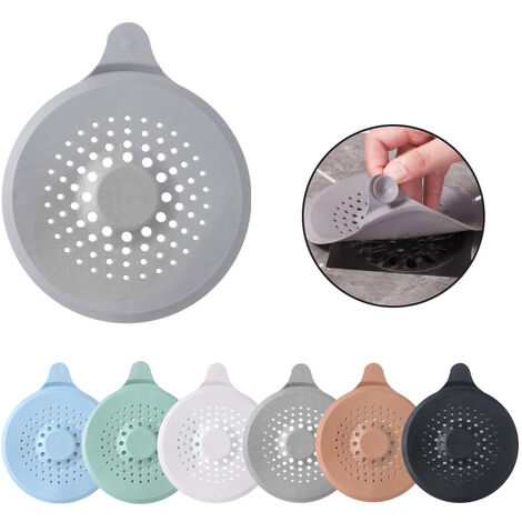 Lot de 6 bouchons de baignoire, évier en silicone - Universels