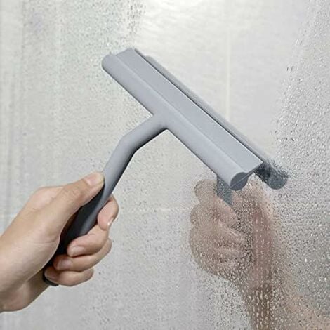 Essuie-vitre avec crochet de suspension - Tracteur de douche - Essuie-vitre  - Extracteur de douche - Extracteur de douche - Antidérapant 
