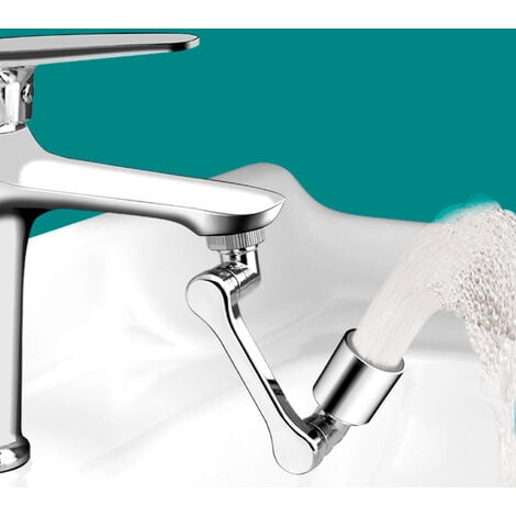 Rallonge de robinet 1080 degrés rotatif rallonge robinet pulvérisateur tête  universelle salle de bain robinet étendre adaptateur aérateur 2 modes for  salle de bain ou cuisine Utilisé dans le robinet d 