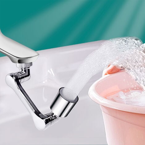 Rallonge de robinet à économie d'eau rotative à 1080 degrés - Tête de  robinet 