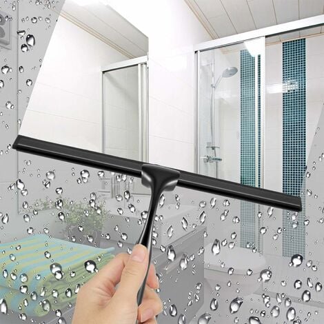Acheter Raclette de douche pour portes en verre, raclette en Silicone avec  crochet, miroirs de douche de salle de bain, carrelage et vitres de  voiture, nettoyage sans traces