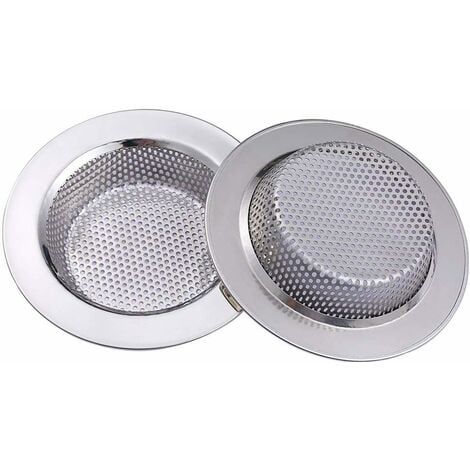 2 pièces de filtres d'évier de cuisine, filtres d'évier en acier  inoxydable, filtres en
