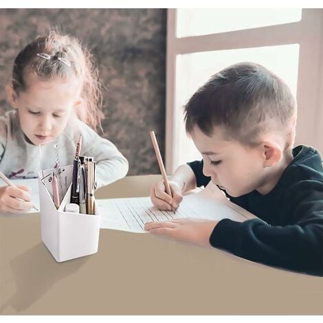 Étui à crayons transparent multifonction pour enfants, boîte de