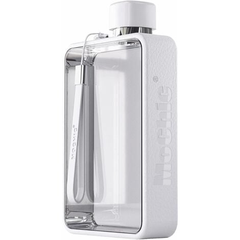 Bouteille d'eau plate de voyage portable A5 sans BPA pour le sport