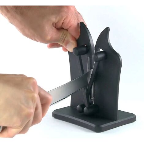 Affûteur de couteaux professionnel 3 étapes pierre à aiguiser en acier au  tungstène en