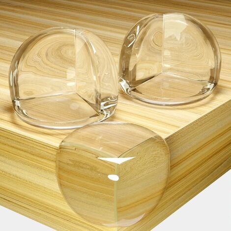 Protège coins de table transparents