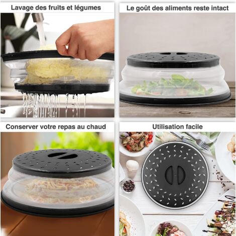 Accessoires micro-ondes : cloches, plats, vaisselles