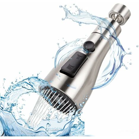 Adaptateur de buse de robinet d'économie d'eau, rallonge haute pression,  aérateur rotatif à 360 degrés, accessoires d'évier de cuisine