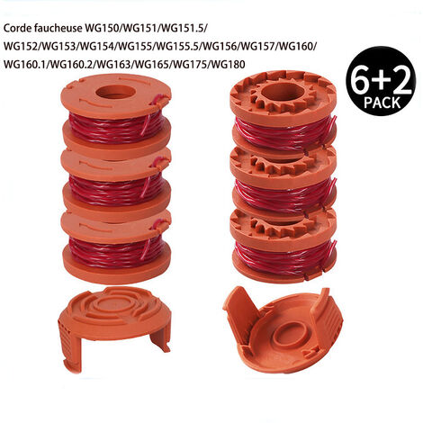 6 pi ces de Ligne de Coupe Fil pour Tous Les Coupe Bordures Worx