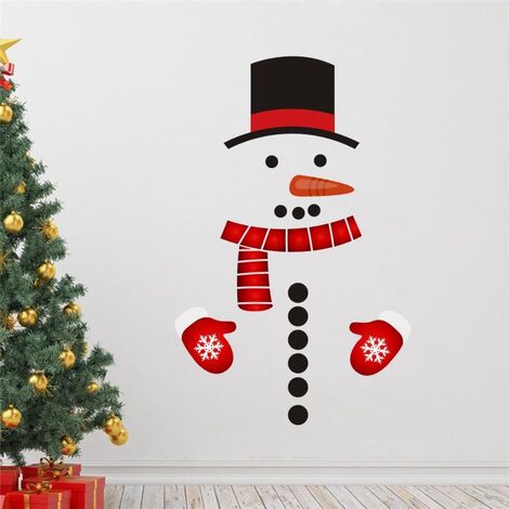 100 autocollants adhésifs décor Noël ronds de 3.8 cm décoration cadeau