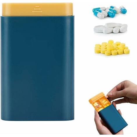 Petite boîte pilules 3 pièces Mini organisateur pilules quotidien Portable  pour[
