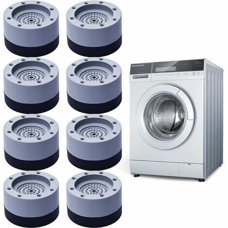 Amortisseurs lave linge,Tapis Anti-Vibration pour Machine à laver,Pieds  Anti-dérapants Lave-Linge,Coussinets