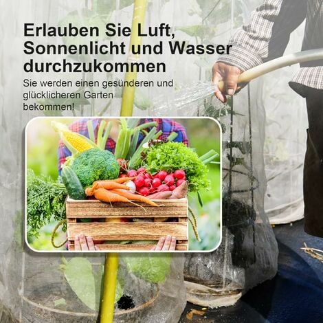 Filet Anti Insecte Potager: 3 x 6 m Maille Fine Protection pour Poireaux  Arbre Fruitier Jardinage
