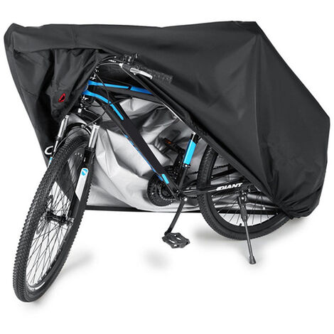 Housse de vélo adaptée aux vélos (25 pouces) d'une longueur d'environ 1,6  mètre, imperméable, anti-pluie, solaire, anti-poussière, coupe-vent,  adaptée