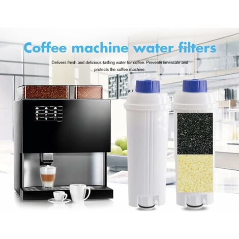 Filtres à eau, Cartouche Filtrante Remplacement pour Delonghi  DLSC002,Machine caf Autentica, Magnifica s ECAM, Dedica