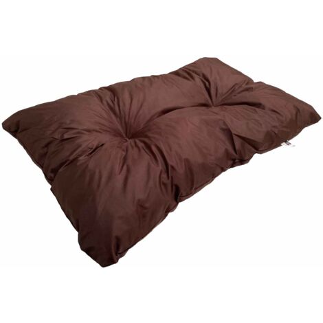 Coussin chien marron géant imperméable outdoor 140x80 cm (1/5)