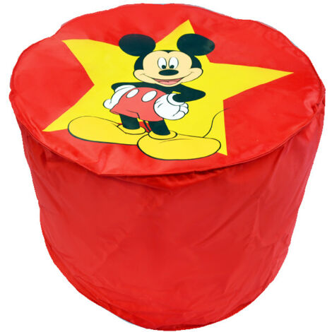 Pouf rouge Mickey Mouse ø 45 cm (1/5)