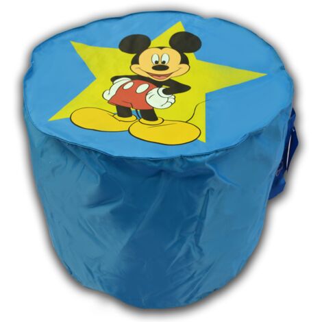 Pouf bleu Mickey Mouse ø 45cm (1/2)