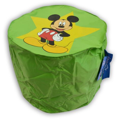 Pouf vert Mickey Mouse ø 45 cm (1/2)