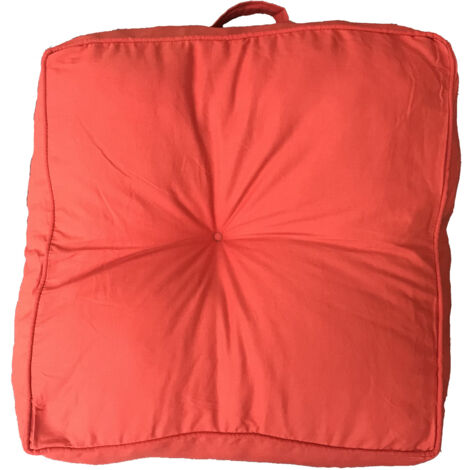 Coussin canapé palette couleur 60x60 cm  Rouge