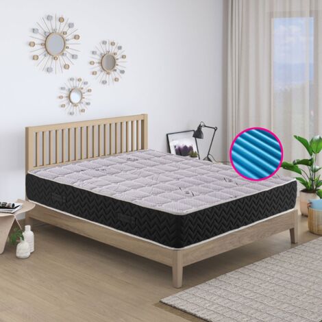 Materasso 1600 molle insacchettate e memory ortopedico IBRIDO  alto 26 cm, Sfoderabile. PRESTIGE RELAX MEMORY  80x200 cm - Materasso senza cuscini