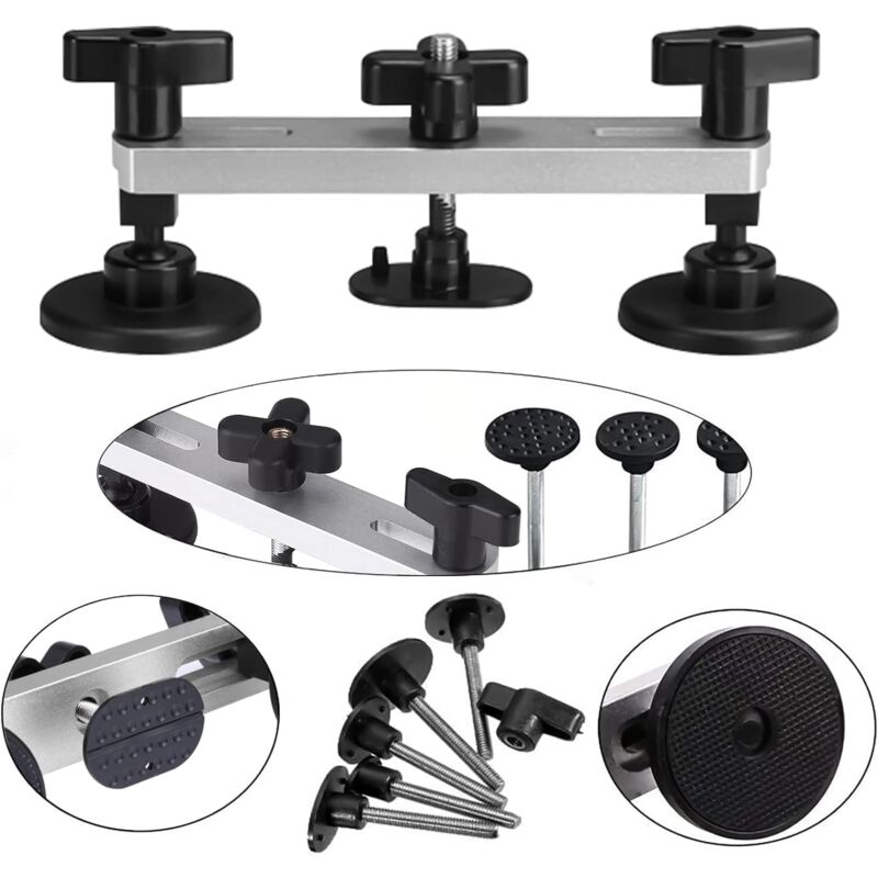 Kit Débosselage Sans Peinture, PDR Outils Paintless De Réparation Carrosserie, DIY Réparer Les Bosses Dans Voiture, Moto Corps Et Réfrigérateur, Pour Les Bosses De Grande, Petite Et Moyenne, 82pcs