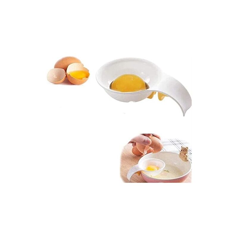 Séparateur Jaune D’œuf / Blanc D’œuf En Silicone - Mini Taille (7x6 Cm), Design Simple, Facile à Nettoyer - Accessoire Cuisine Indispensable