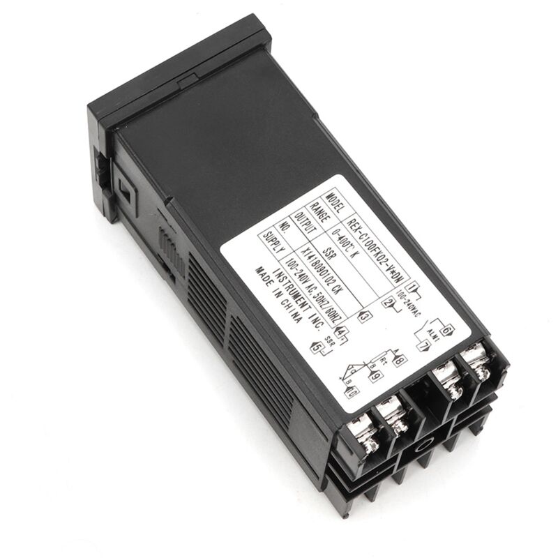 Contrôleur De Température PID REX-C100 - AC100-240V, Relais SSR 40A, Thermocouple K, Plage 0-400°C