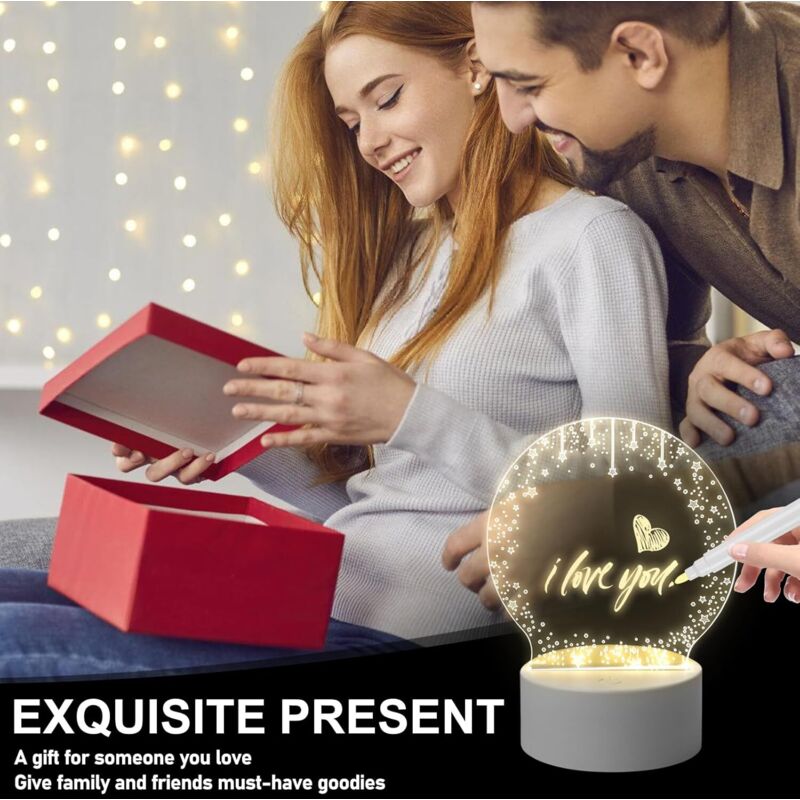 Veilleuse Créative À Faire Soi-Même,16 Couleurs Led Personnalisées