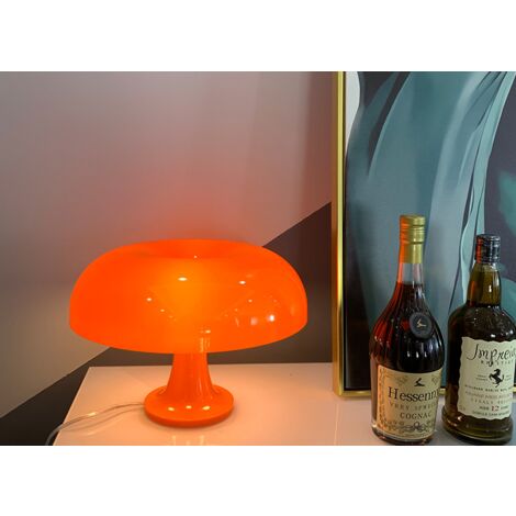 Lampe à poser　Lampe de table en polycarbonate Orange（Donnez quatre ampoules）-RAPANDA