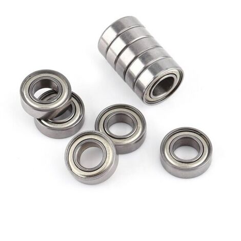 LT Easiyl 16pcs Roulement à Billes de Châssis RC 10x5x4mm 11x5x4mm 12x8x3. 5mm Jeu d'essieux à Roulement à Billes en Acier Kit de Réparation de Roulement à Billes