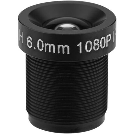 Caméra de surveillance interieur / exterieur,Objectif de Carte caméra de vidéosurveillance, Distance focale de 6 mm, 2 Millions de Pixels, Objectif de caméra de sécurité Infrarouge avec Protection 24h (1/5)