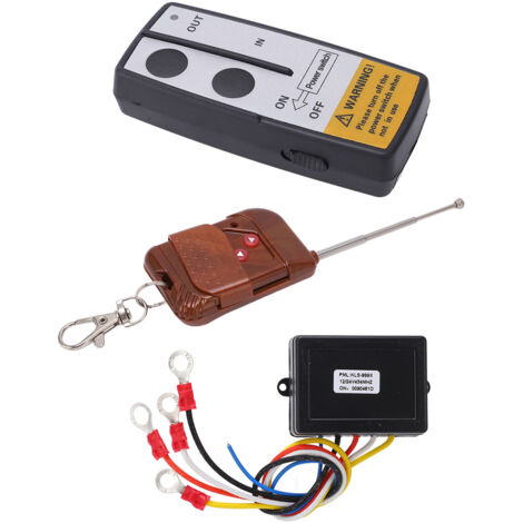 Télécommande Sans Fil Pour Treuil 12V - Double Télécommande - Portée 15m - Facile à Installer