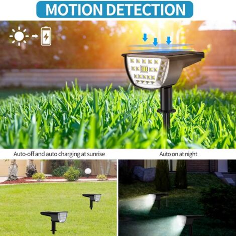 Lumière Solaire à Clip Avec Détecteur De Mouvement - Éclairage LED Portable Pour Jardin, Garage, Camping - Étanche - 6