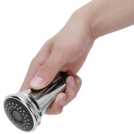 Bec pour robinet，2 Modes Douchette Evier Cuisine,Tête Douchette Pour Mitigeur Extractible Cuisine,Tête Robinet Cuisine Douchette,Chromé,Remplacement,Douchette Cuisine Connexion 1/2 Universelle，RAPANDA
