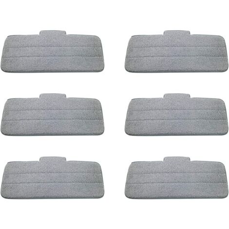 Ensemble de 6 pièces pour balais à franges Deerma TB900 et Mijia avec vaporisateur d'eau, tête de nettoyage rotative à 360° et tissu en fibre de carbone et bois.
