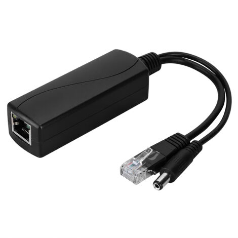 2 Séparateurs PoE 48V Vers 5V 2.4A | Micro USB | Pour Caméras IP, Raspberry Pi | IEEE 802.3af